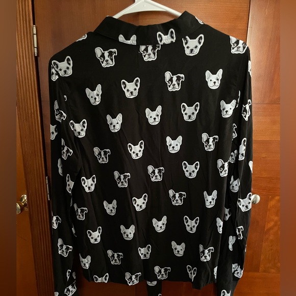 Justice Dog button up shirt Size 20 - Picture 2 of 3